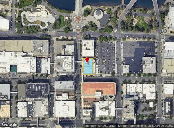 206 N Howard St, Spokane, WA Parcel Map