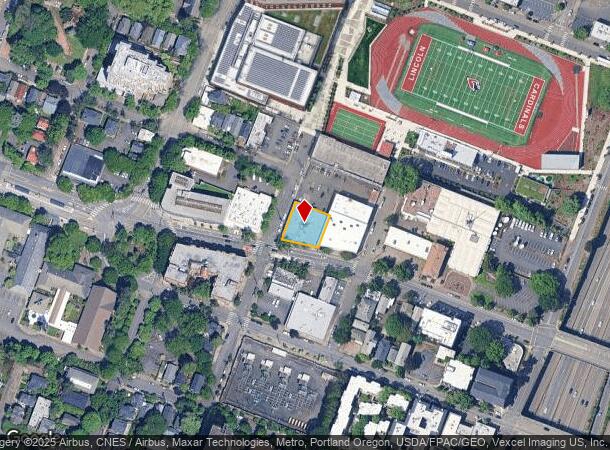 1631 Sw Jefferson St, Portland, OR Parcel Map