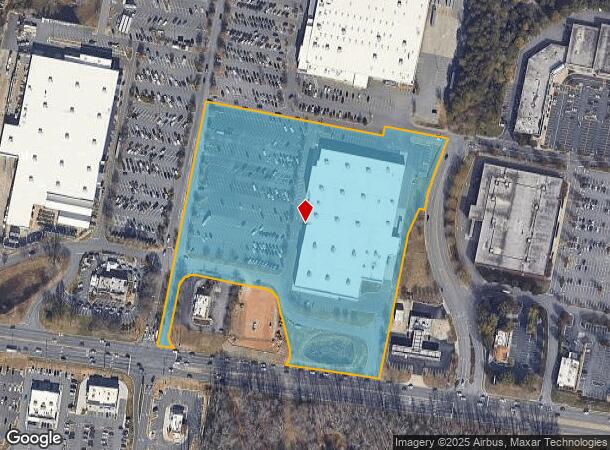  3580 E Franklin Blvd, Gastonia, NC Parcel Map