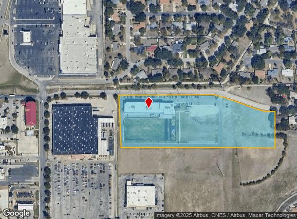 100 Crestwind Dr, Windcrest, TX Parcel Map