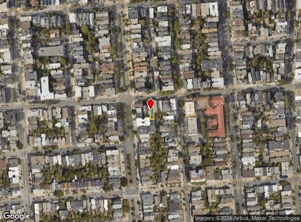  3681 24Th St, San Francisco, CA Parcel Map