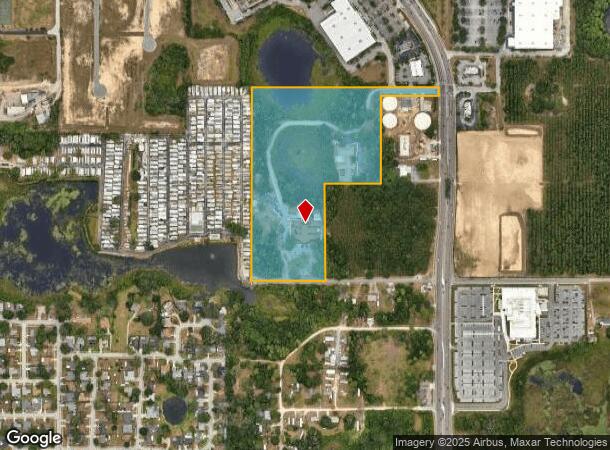  8002 King Helie Blvd, New Port Richey, FL Parcel Map