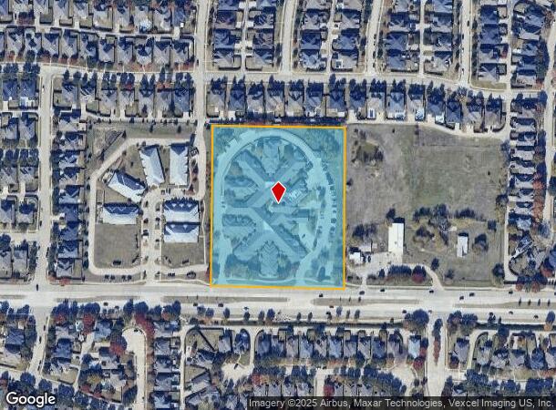 1350 N Main St, Frisco, TX Parcel Map