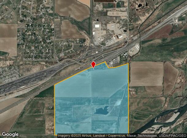  127 N Magelssen Rd, Laurel, MT Parcel Map