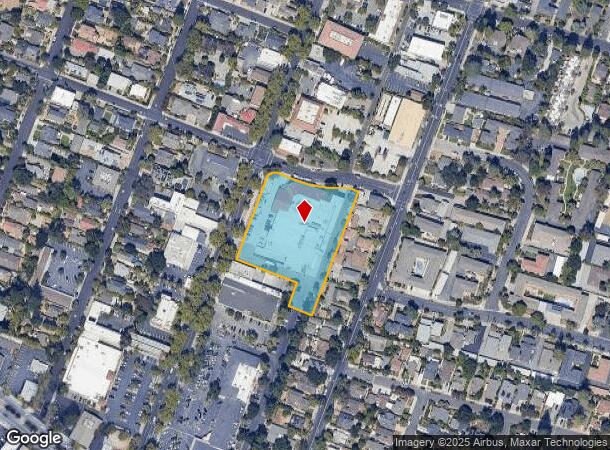  470 N Santa Cruz Ave, Los Gatos, CA Parcel Map