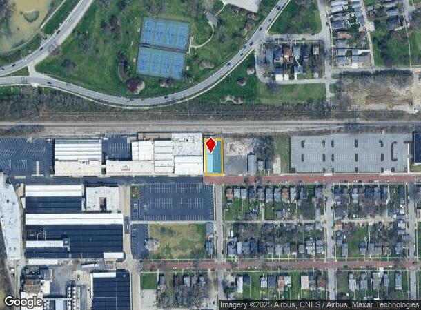  1506 Wall St, Fort Wayne, IN Parcel Map