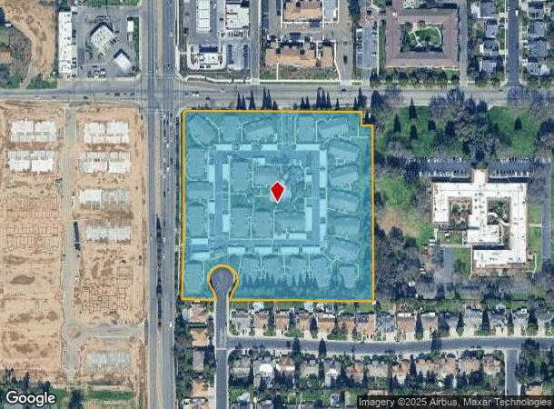  755 W Alluvial Ave, Clovis, CA Parcel Map