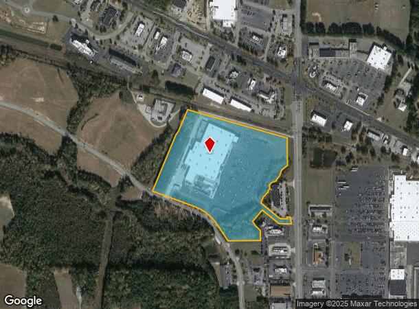  2501 Forest Hills Rd W, Wilson, NC Parcel Map