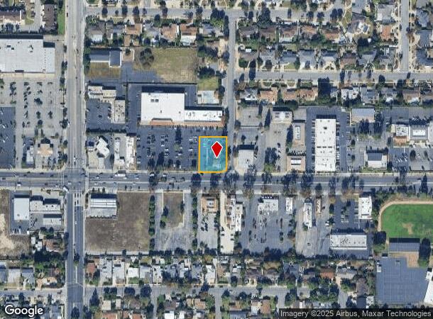  1001 W Foothill Blvd, Claremont, CA Parcel Map
