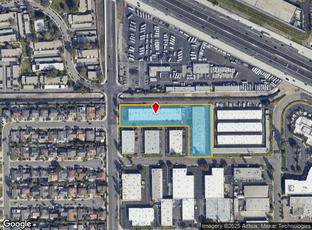 18300 Ward St, Fountain Valley, CA Parcel Map