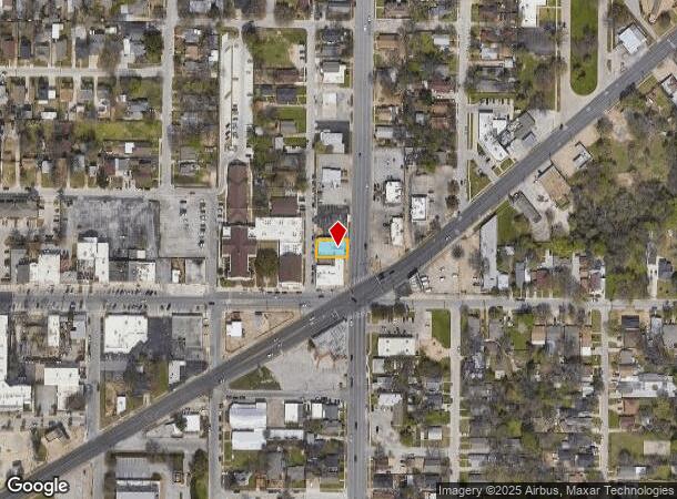  707 N Riverside Dr, Fort Worth, TX Parcel Map