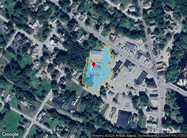 33 Depot Sq, Mechanic Falls, ME Parcel Map