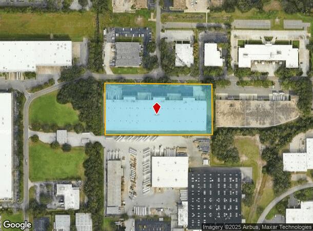  9201 King Palm Dr, Tampa, FL Parcel Map