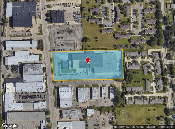 24400 Sherwood, Center Line, MI Parcel Map