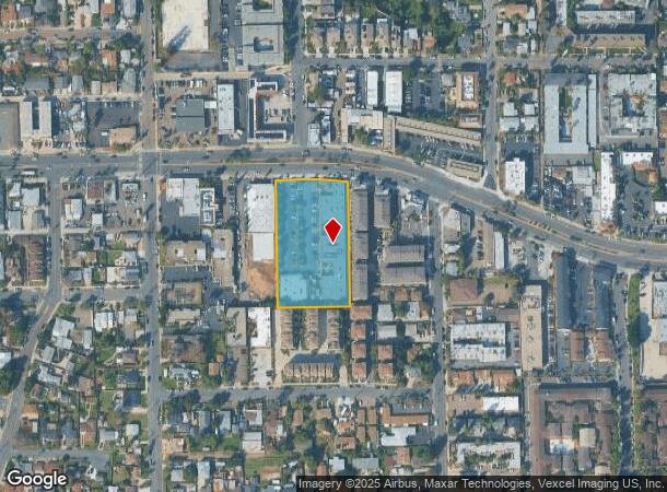 7339 El Cajon Blvd, La Mesa, CA Parcel Map