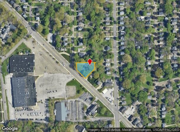  643 W Exchange St, Akron, OH Parcel Map
