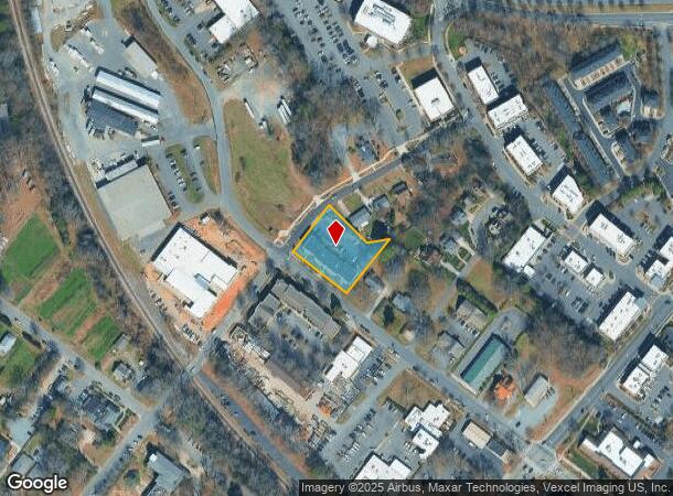  212 W Matthews St, Matthews, NC Parcel Map