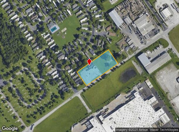  1415 Progress Way, Clarksville, IN Parcel Map