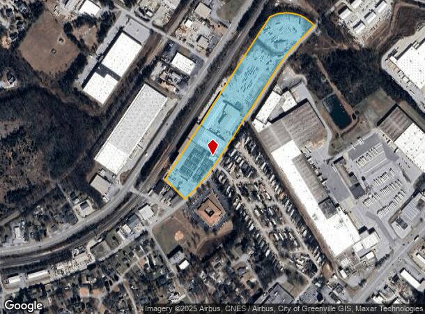  113 E Warehouse Ct, Taylors, SC Parcel Map