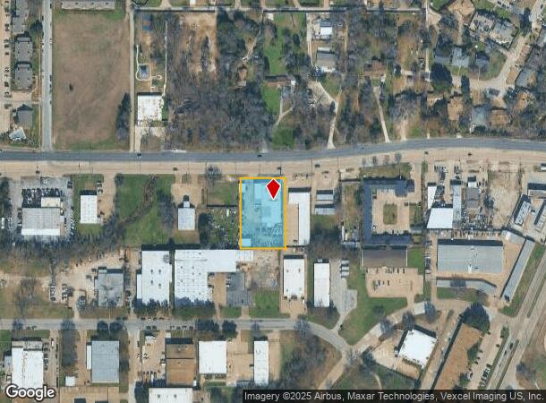  3916 W Ledbetter Dr, Dallas, TX Parcel Map