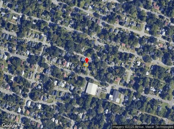  2009 Ash St, Savannah, GA Parcel Map