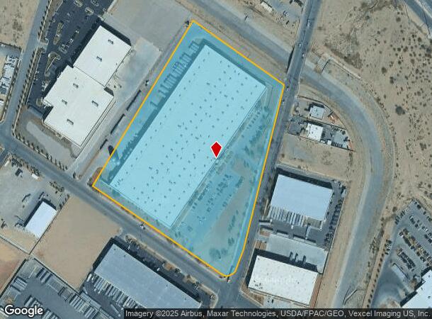  1101 Burgundy Dr, El Paso, TX Parcel Map