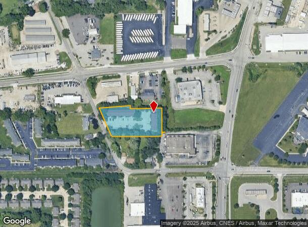 2807 S Beck Ln, Lafayette, IN Parcel Map