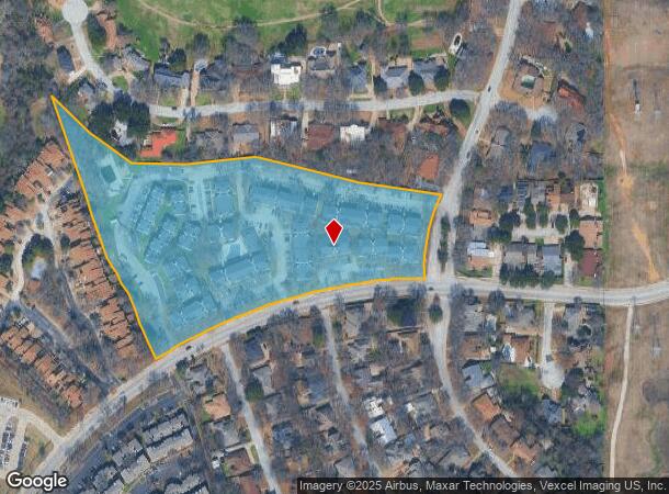 6136 Cardinal Wood Ct, Fort Worth, TX Parcel Map