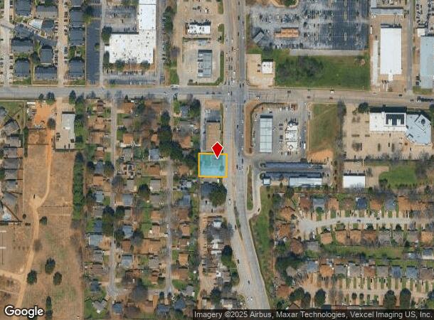 1408 N Cooper St, Arlington, TX Parcel Map