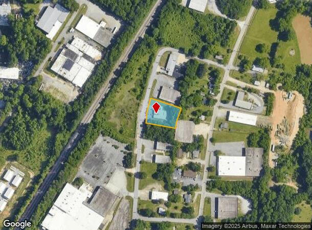  215 Berkley St, High Point, NC Parcel Map