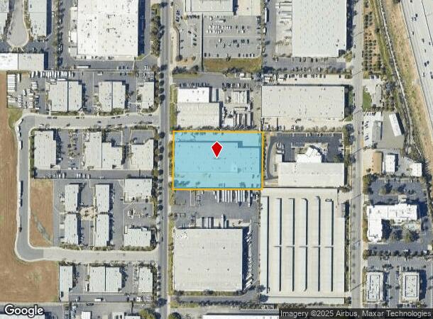  2045 California Ave, Corona, CA Parcel Map