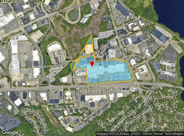 1235 Worcester St, Natick, MA Parcel Map