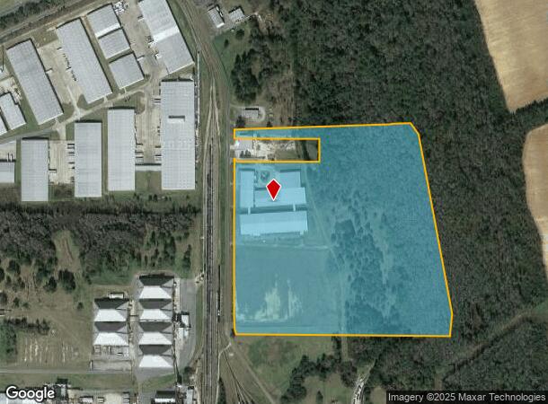  301 S Blanchard St, Valdosta, GA Parcel Map