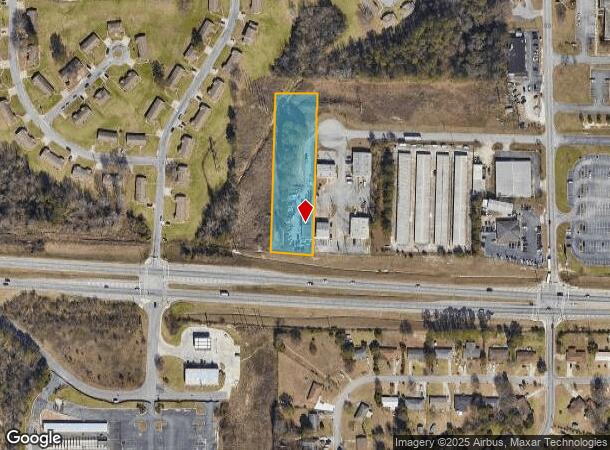1717 Keystone St, Macon, GA Parcel Map
