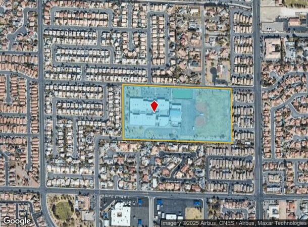  7751 W Gilmore Ave, Las Vegas, NV Parcel Map