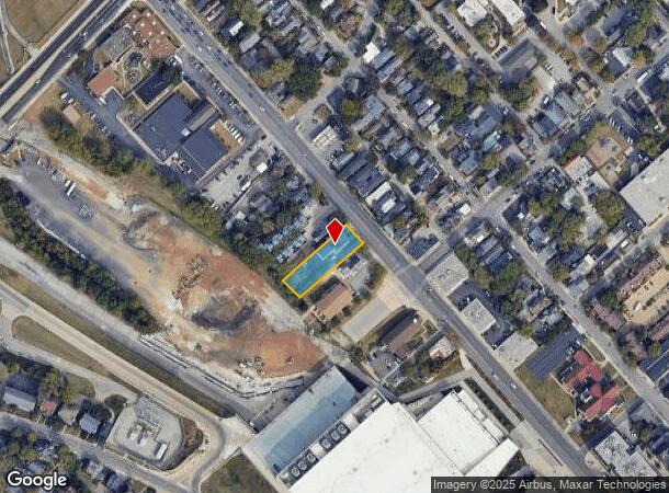  614 W Main St, Lexington, KY Parcel Map