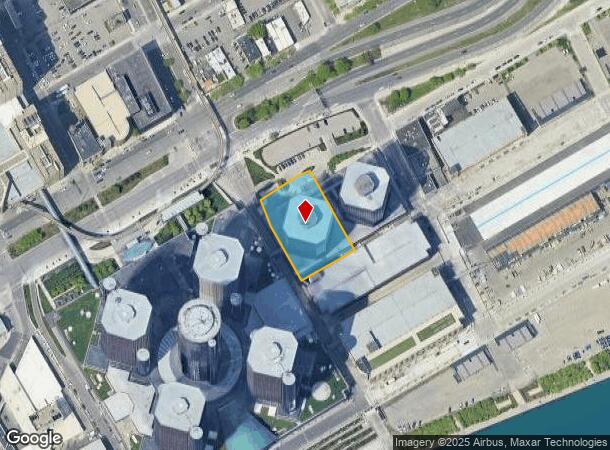 582 Jefferson Ct, Detroit, MI Parcel Map