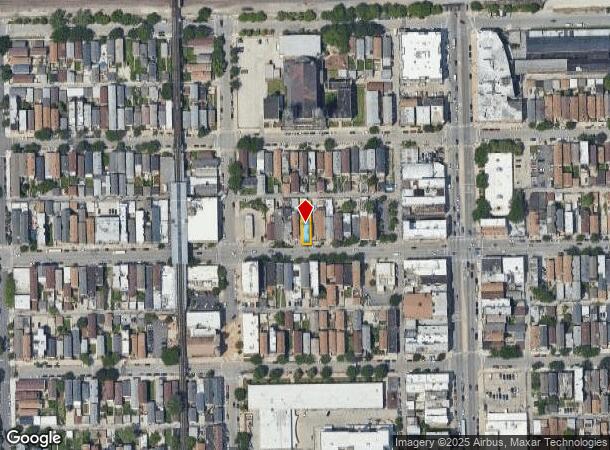  1640 W 18Th St, Chicago, IL Parcel Map