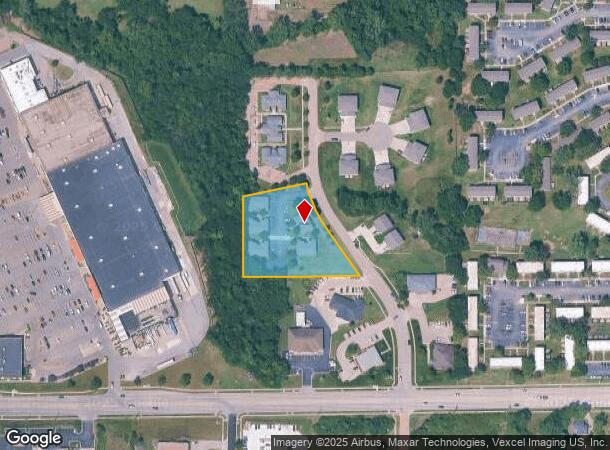 1207 Sw Harvey St, Topeka, KS Parcel Map