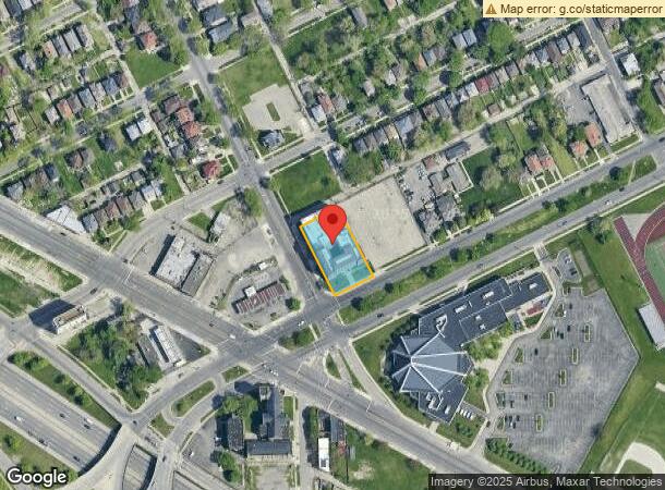  2051 W Grand Blvd, Detroit, MI Parcel Map