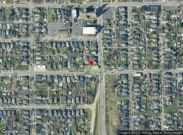  623 S Olive St, South Bend, IN Parcel Map