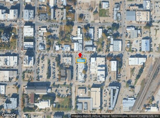  300 E Hickory St, Denton, TX Parcel Map