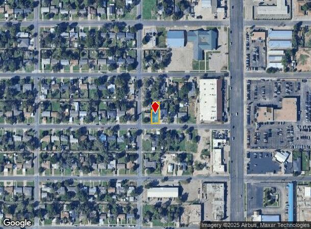 1720 47Th St, Lubbock, TX Parcel Map
