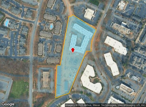 8515 University Exec Park Dr, Charlotte, NC Parcel Map