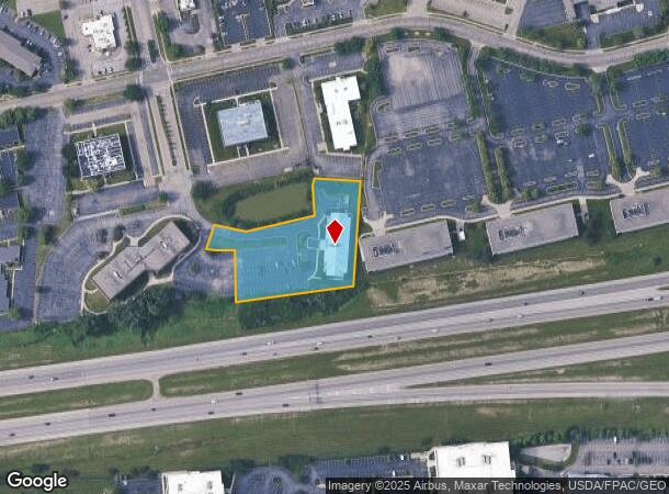  2540 University Dr, Fairborn, OH Parcel Map