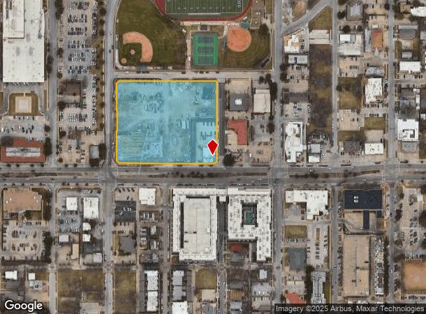  1050 W Rosedale St, Fort Worth, TX Parcel Map