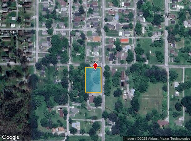  901 S Victor St, Christopher, IL Parcel Map