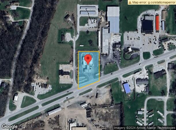  1160 W National Ave, West Terre Haute, IN Parcel Map