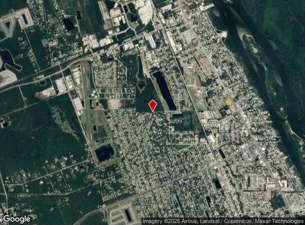  1308 S Ridgewood Ave, Edgewater, FL Parcel Map