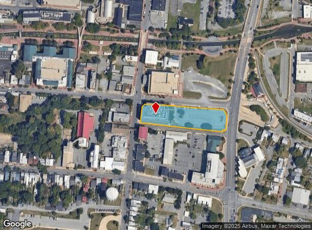 100 E All Saints St, Frederick, MD Parcel Map